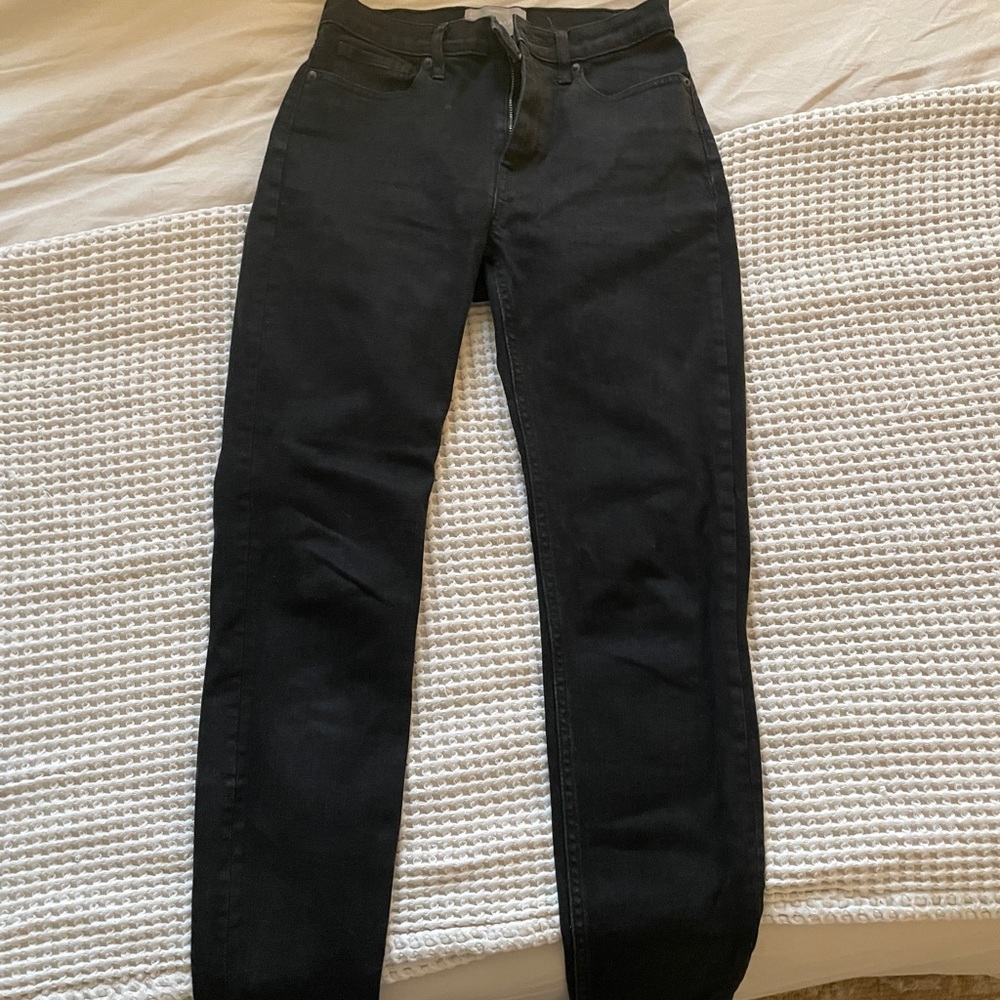 Everlane Black straight leg jeans